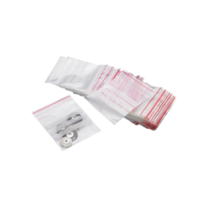 Reclosable 'Zip Lock'Bags with White Block